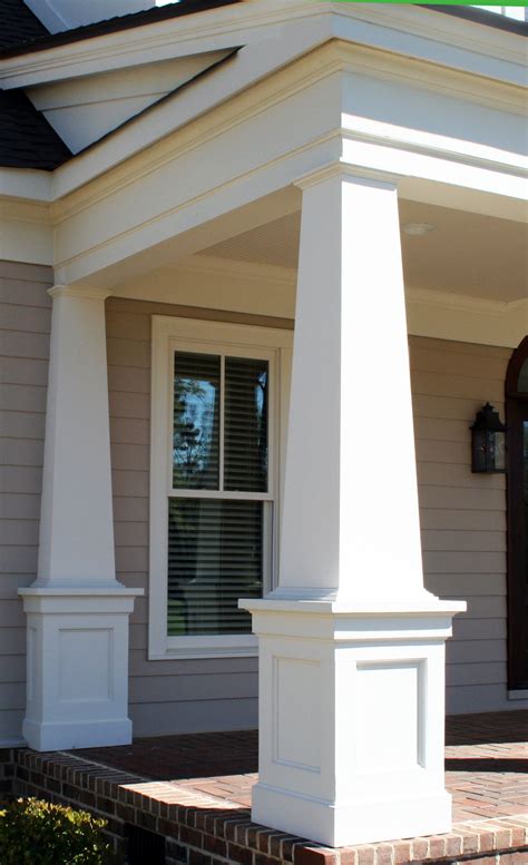 front metal pillars for house|exterior house pillars design.